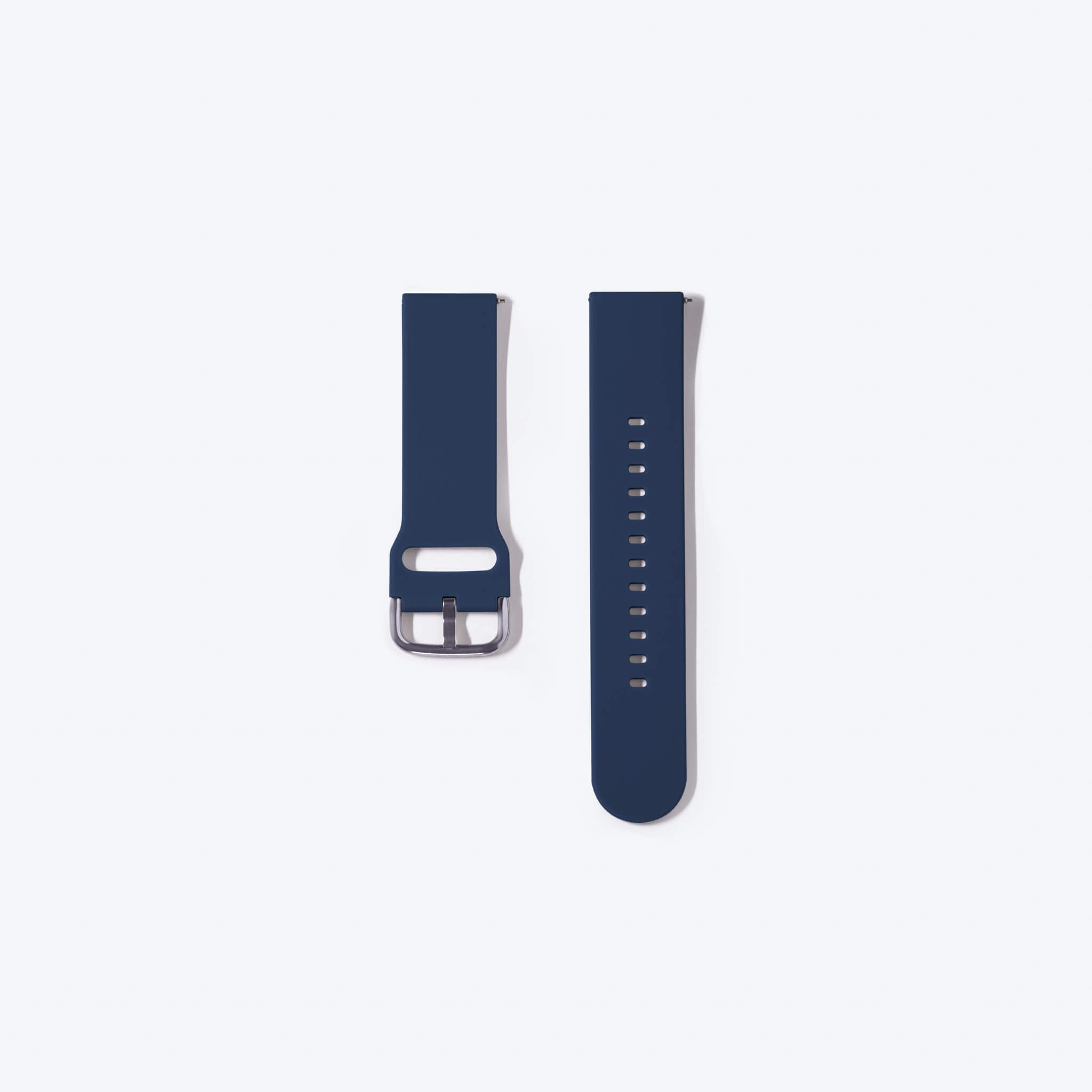 blue sport band in plain background.