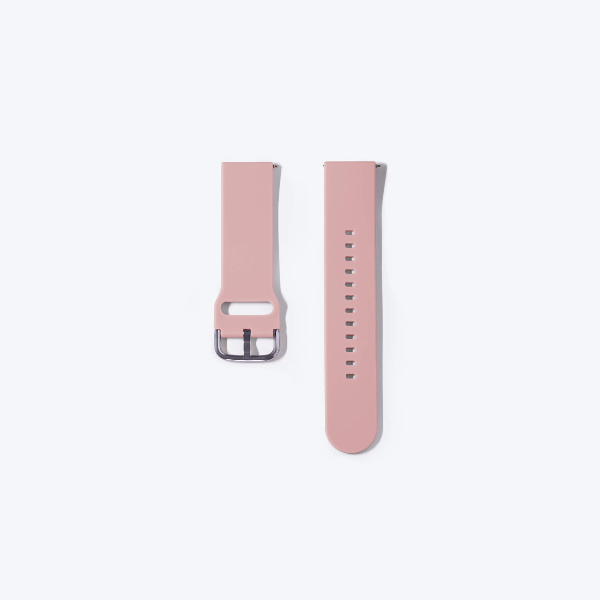 Pink sport band in plain background.